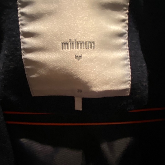 Navy Wool Coat - Picture 3 of 5